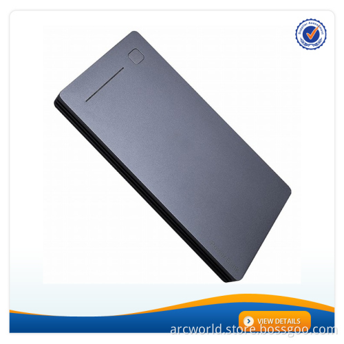 AWC055 Metal Wholesale Battery Charger 12000mah CE FC ROHS Certificated Power Bank 12000 mah